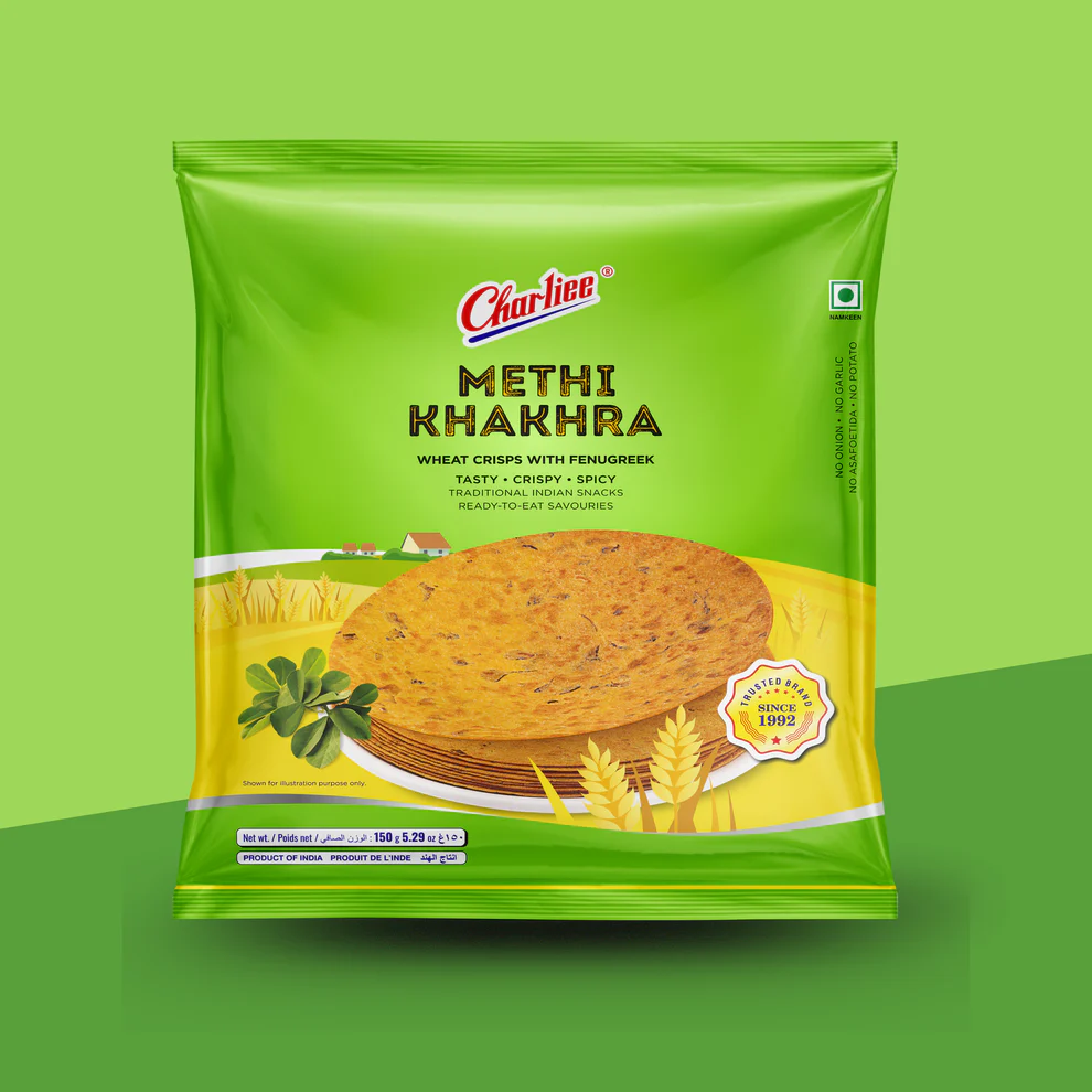Charliee Khakhra Methi 150 Gm