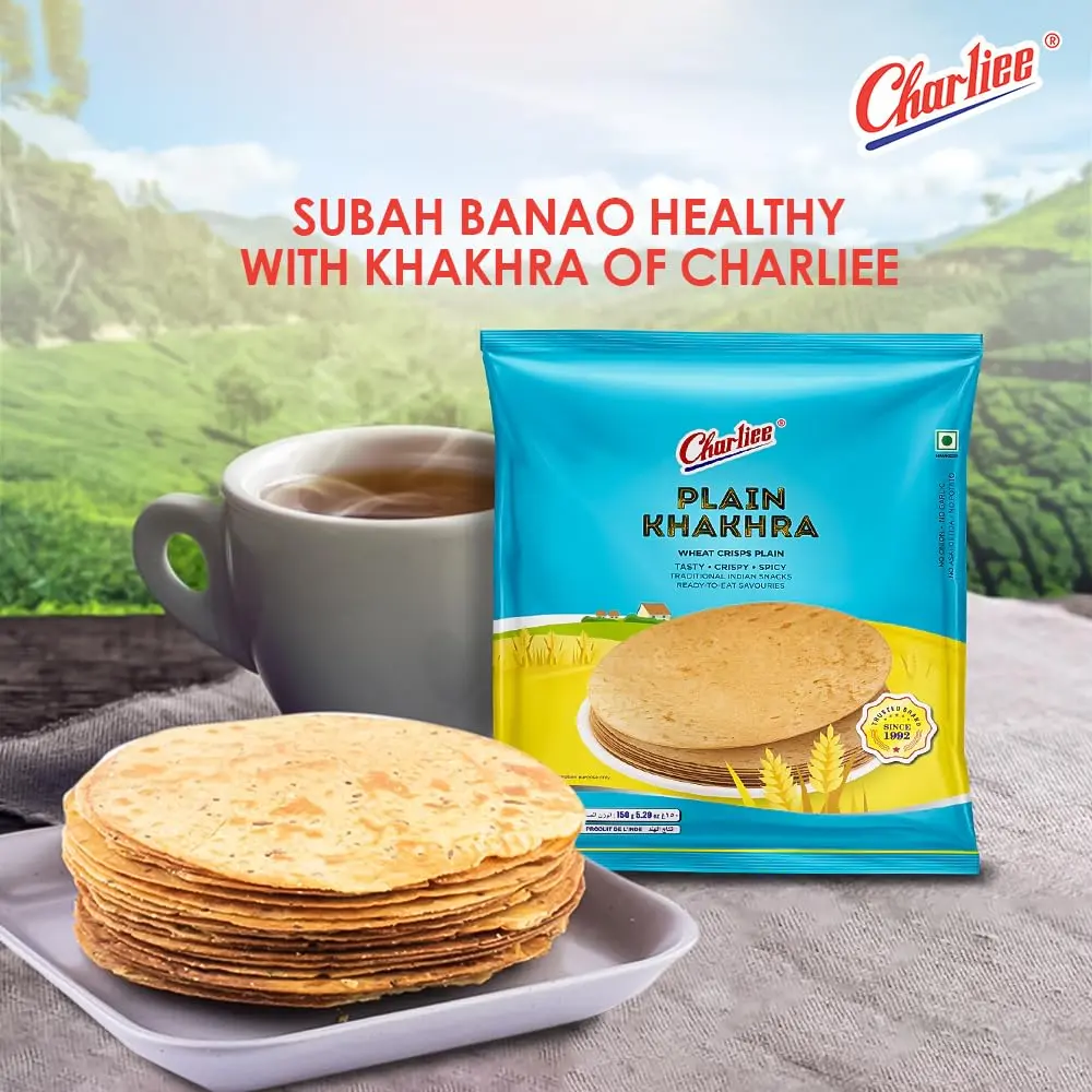 Charliee Khakhra Plain 150 Gm