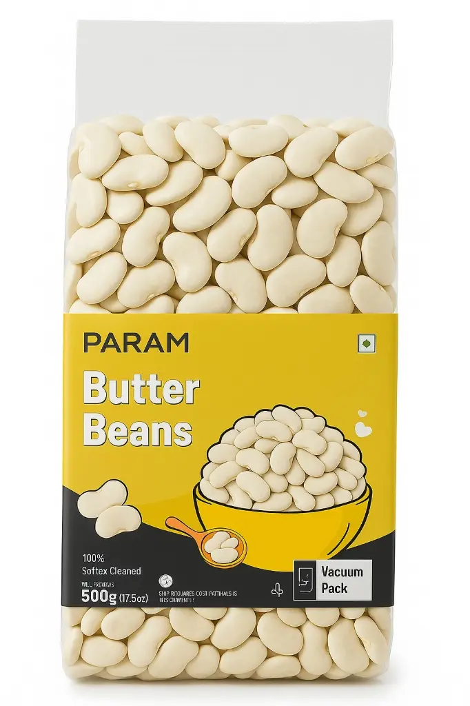 Param Butter Beans (Vaal) 500 Gm