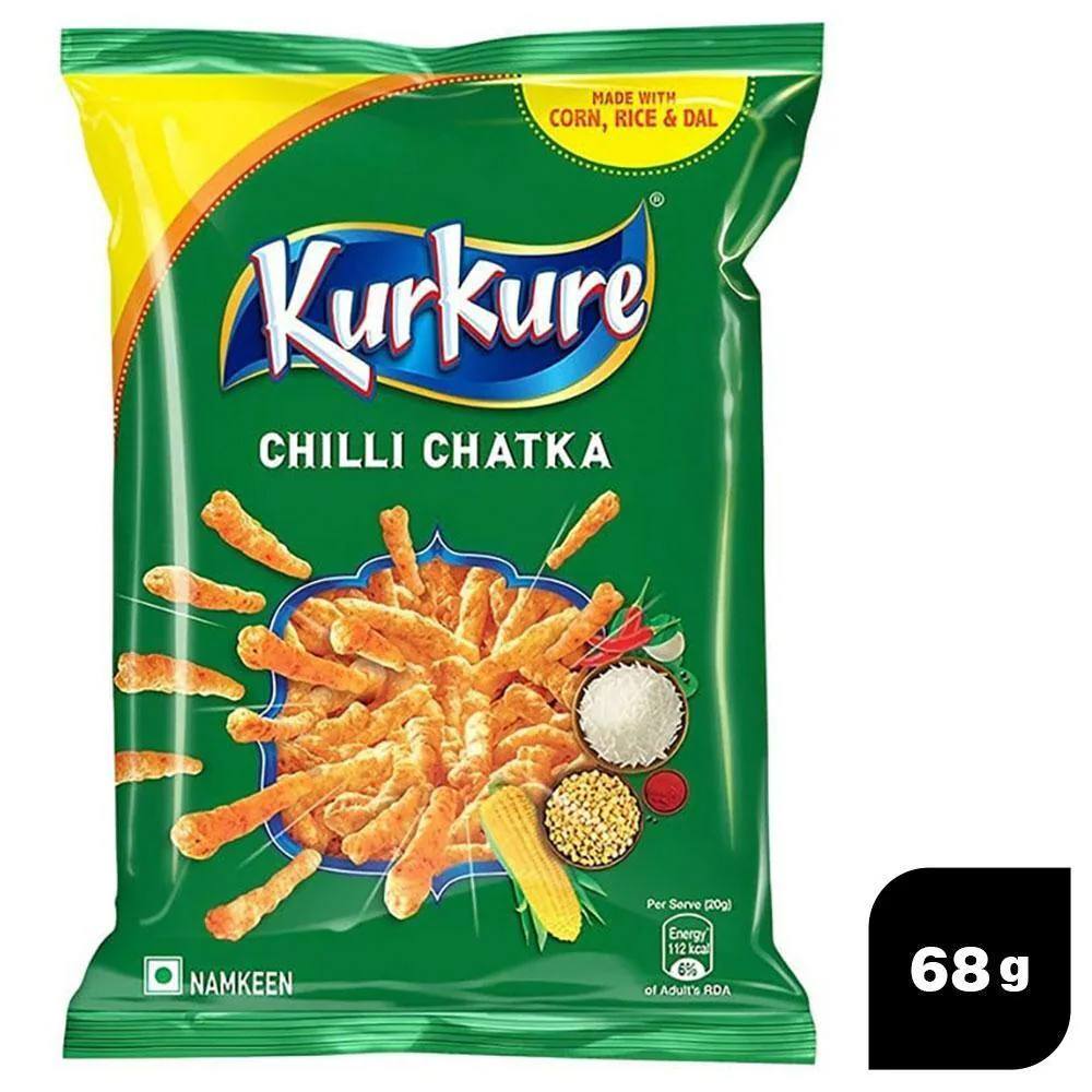 Kurkure Chilli Chatka 68 Gm