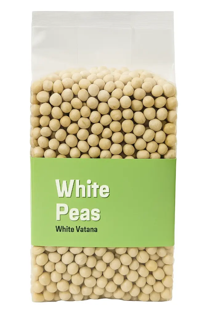 Param White Vatana (White Peas) 500 Gm