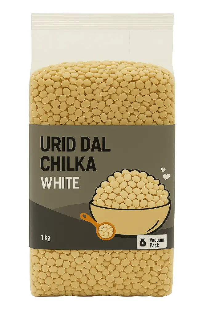 Param Urid Dal Chilka (Split White Lentis) 500 Gm