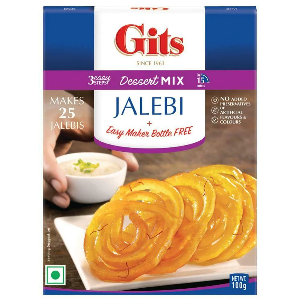 Gits Jalebi Mix With Maker 120 Gm