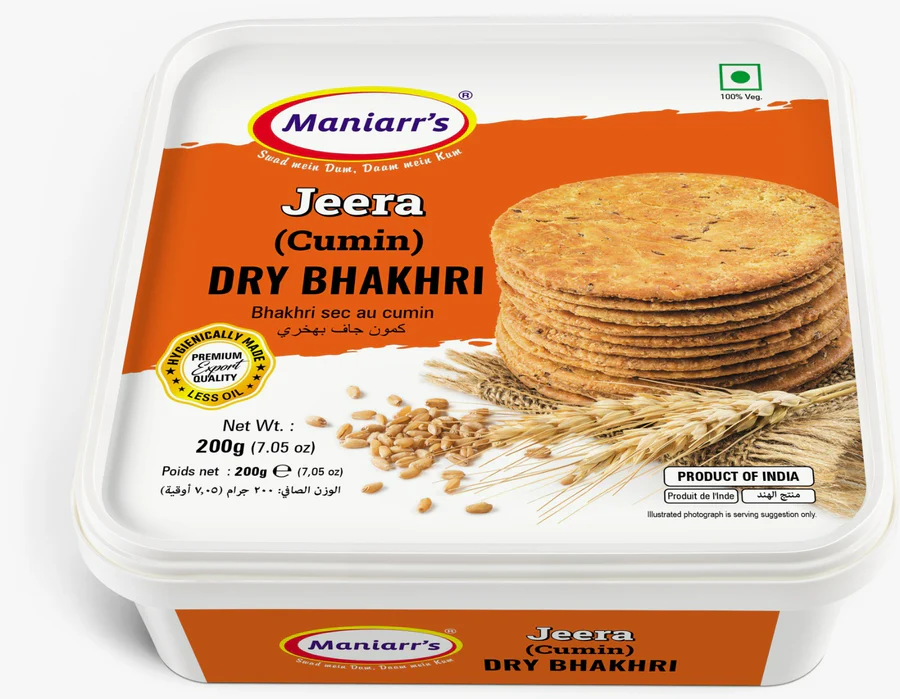 Maniyar's Bhakhari Jeera 200 Gm