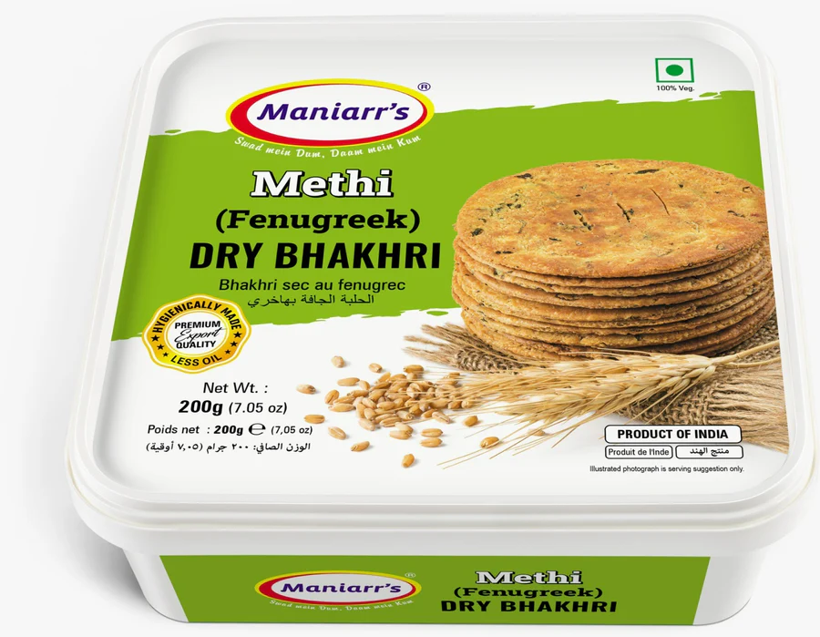 Maniyar's Bhakhari Methi 200 Gm